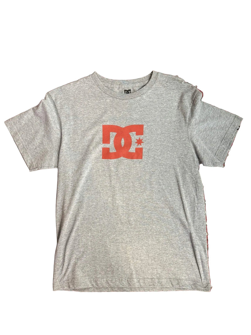 DC Shoes 'Star' Tee - Heather Grey/Orange (KIDS)-1