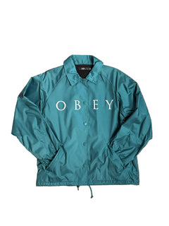 Obey ‘Noval Obey 2' Windbreaker - Teal (Women's)-1