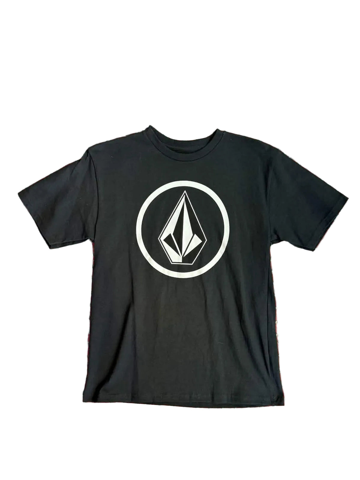 Volcom 'Circle Stone Fill' Tee - Black (KIDS)-1