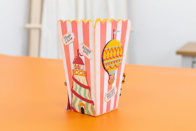 Vintage Carnival Stamp & Die - Ticket Fun-6