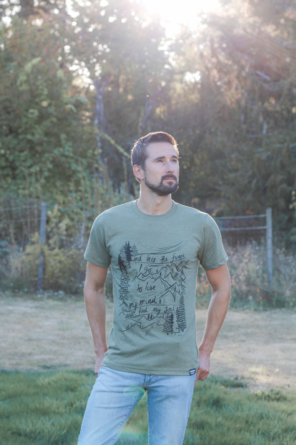 INTO THE FOREST - Unisex Eco Tee-5