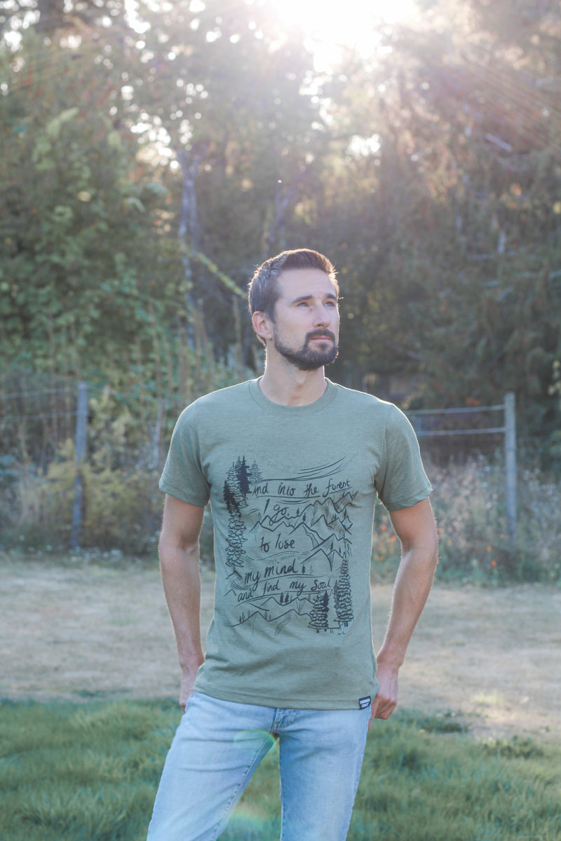 INTO THE FOREST - Unisex Eco Tee-5