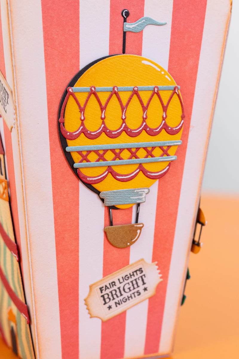 Vintage Carnival Stamp & Die - Ticket Fun-7