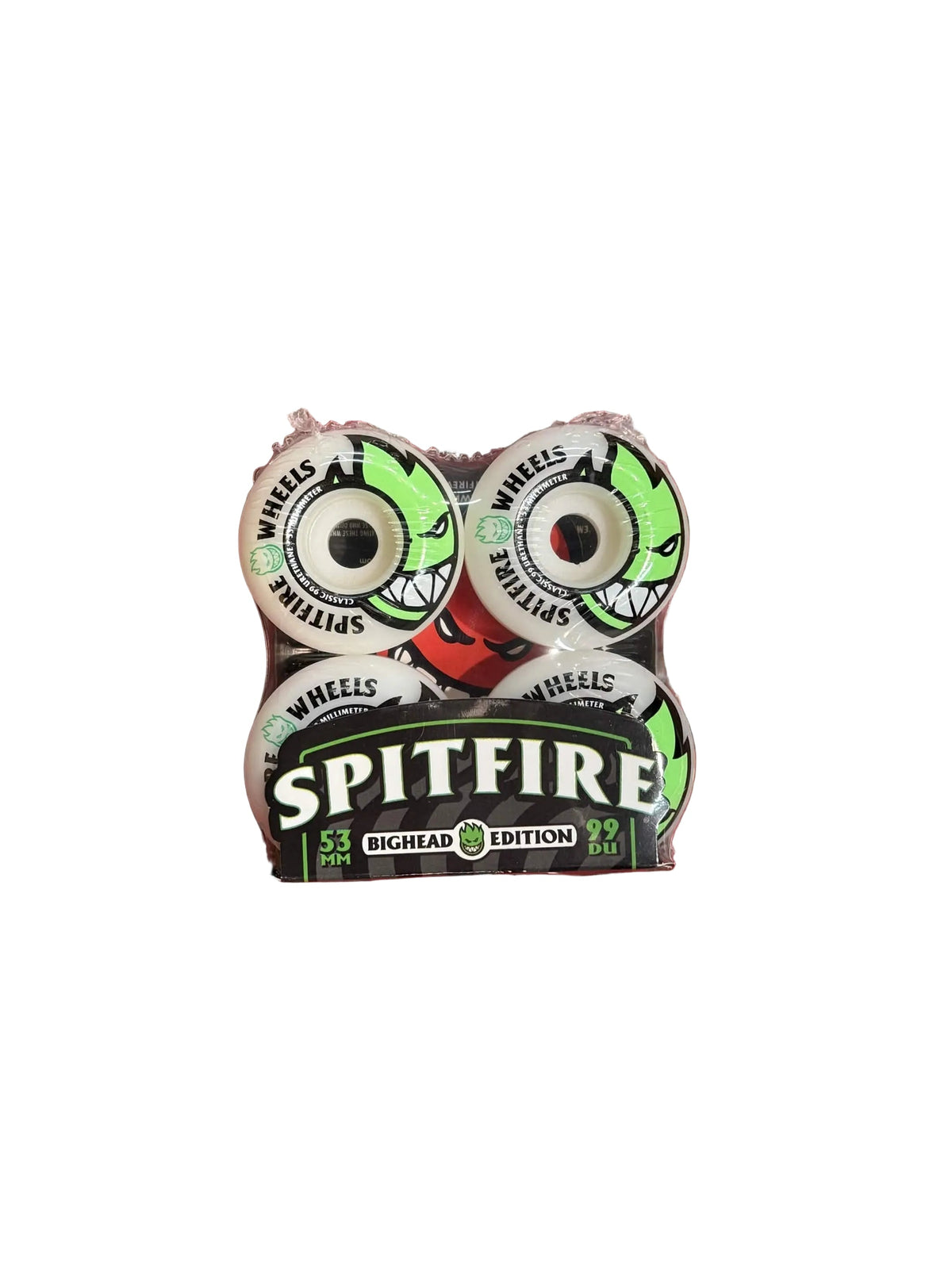 Spitfire 'Bighead' 99A Wheels 53MM - White-1