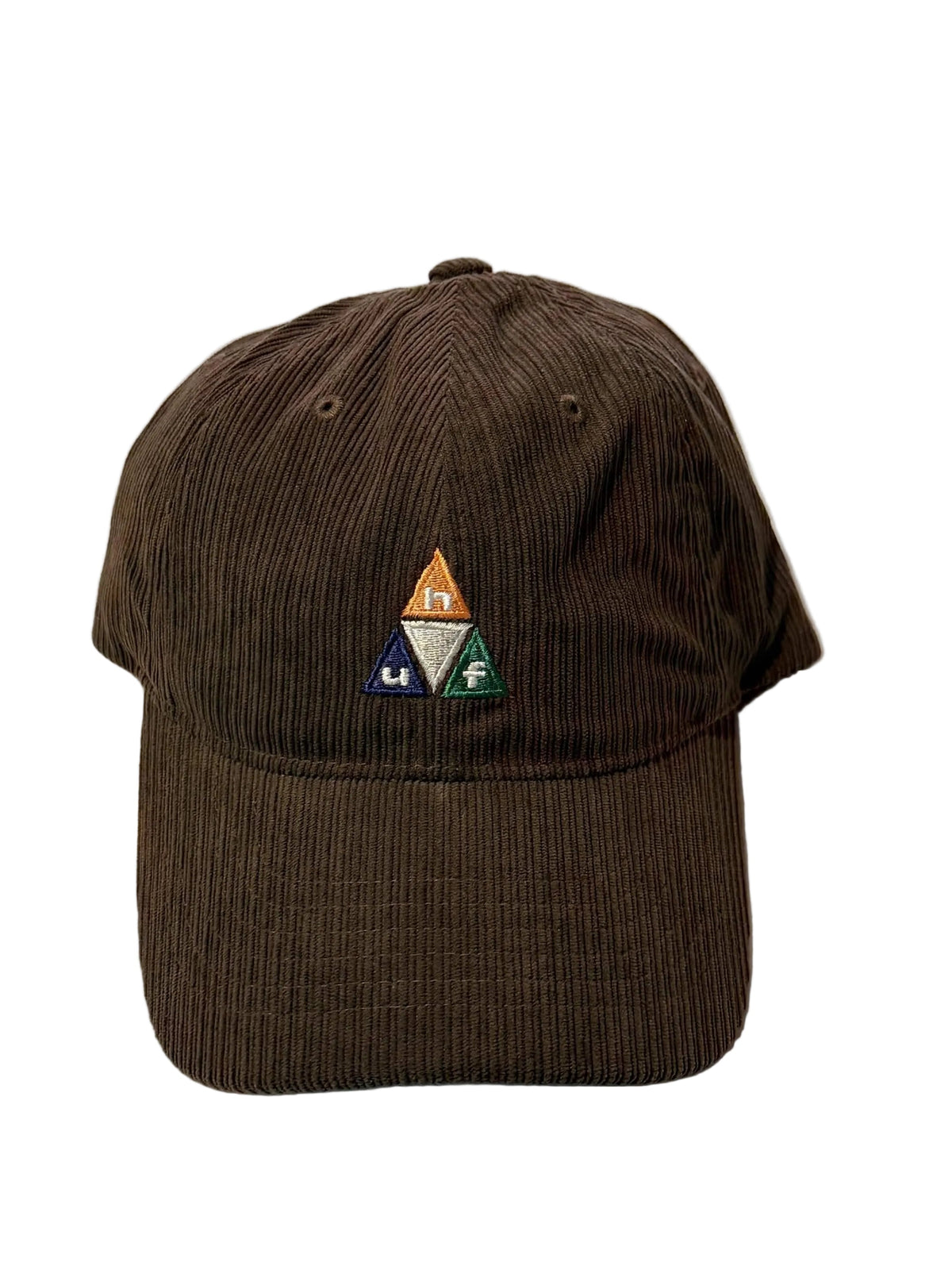 HUF 'Triple Triangle' 6-Panel Cap - Brown/Corduroy