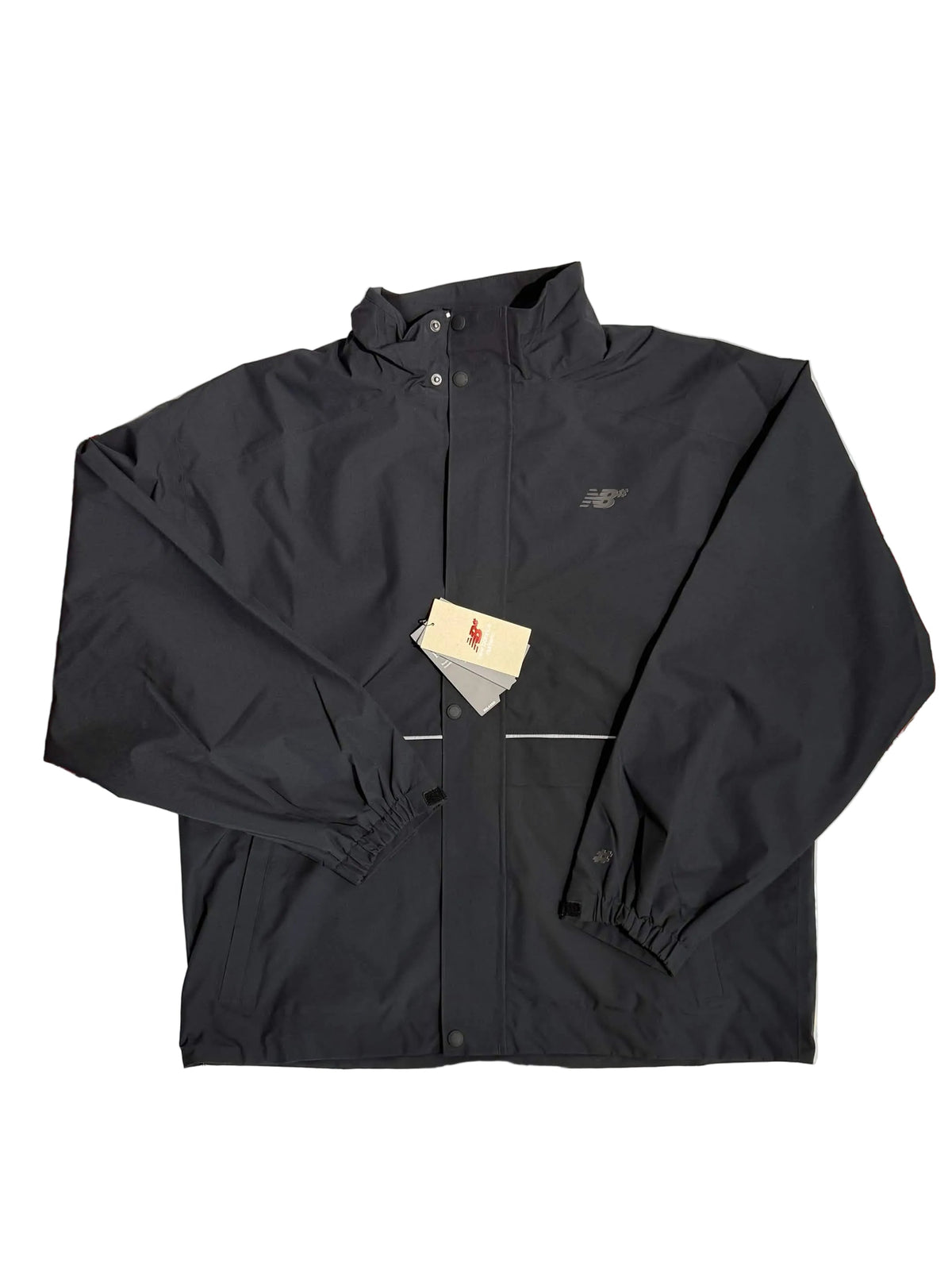 New Balance Numeric Waterproof Jacket -Black/Reflective-1