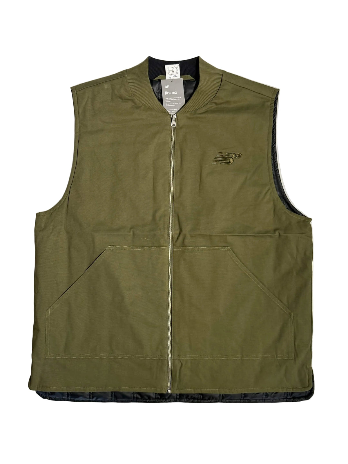 New Balance Numeric Canvas Vest - Olive-1