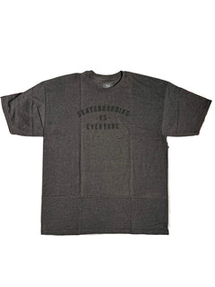 Real Skateboards 'Everybody -VS- Everyone' Tee - Heather Grey-1