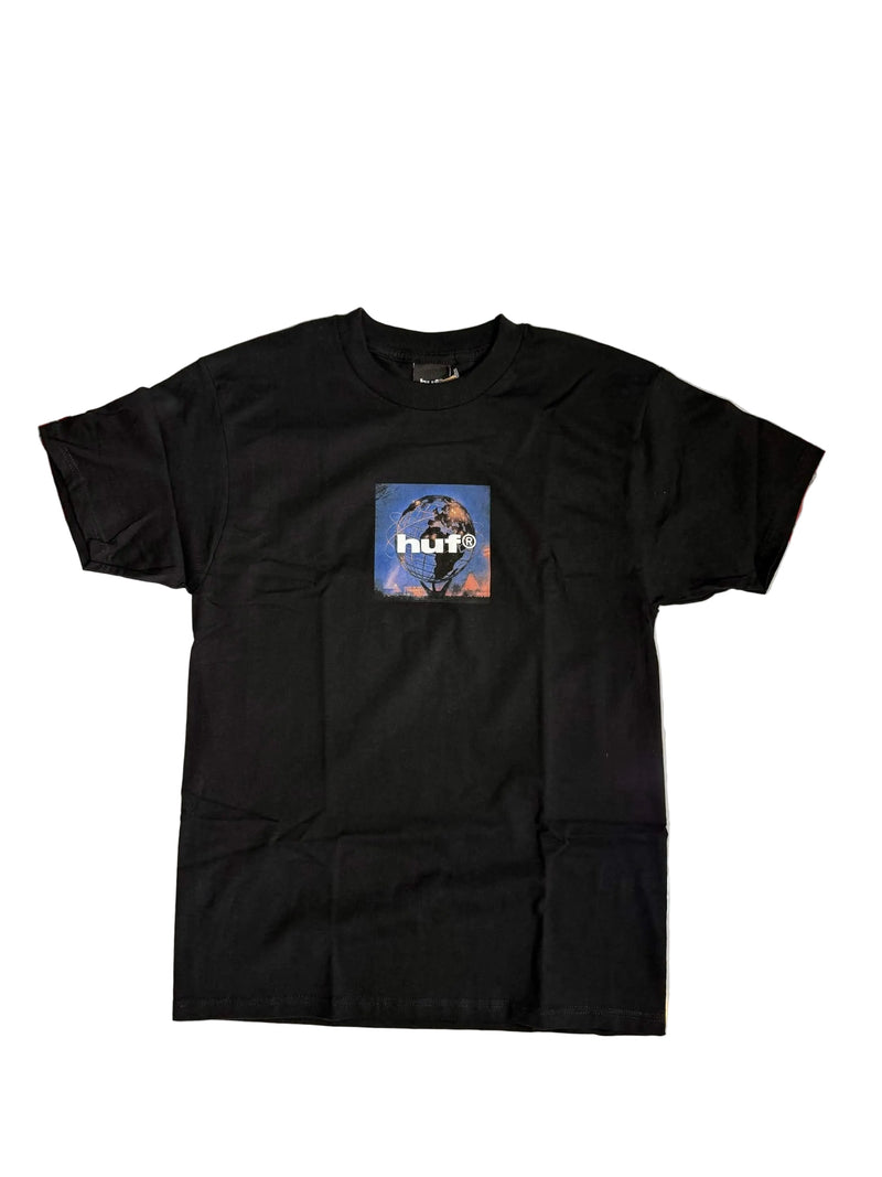 HUF 'Unisphere' Tee - Black-1