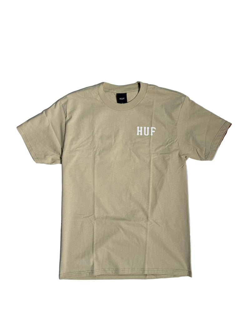HUF 'Classic H' Tee - Beige-1