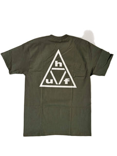 HUF 'Triple Triangle' Tee - Olive-2