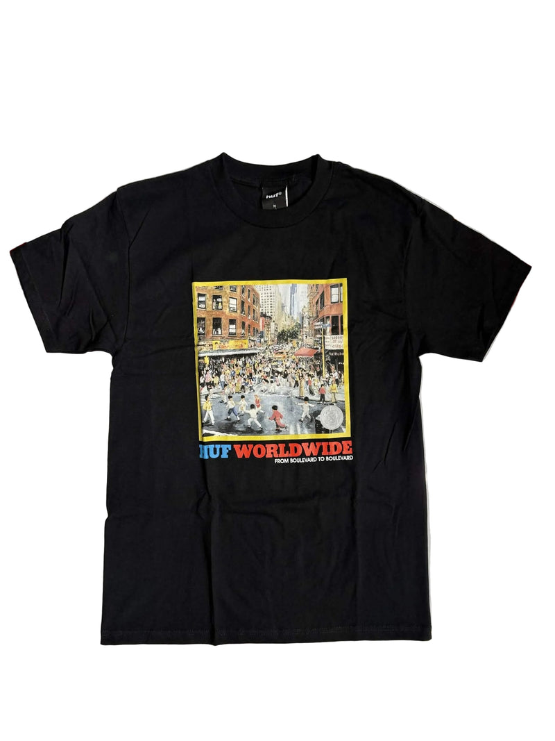 HUF 'Tales' Tee - Black-1