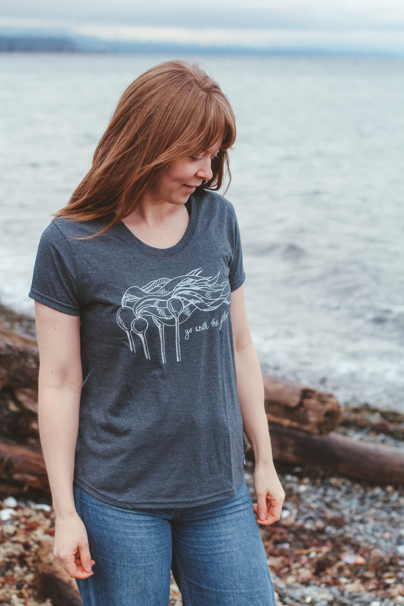 KELP FOREST - Womens Eco Tee-1