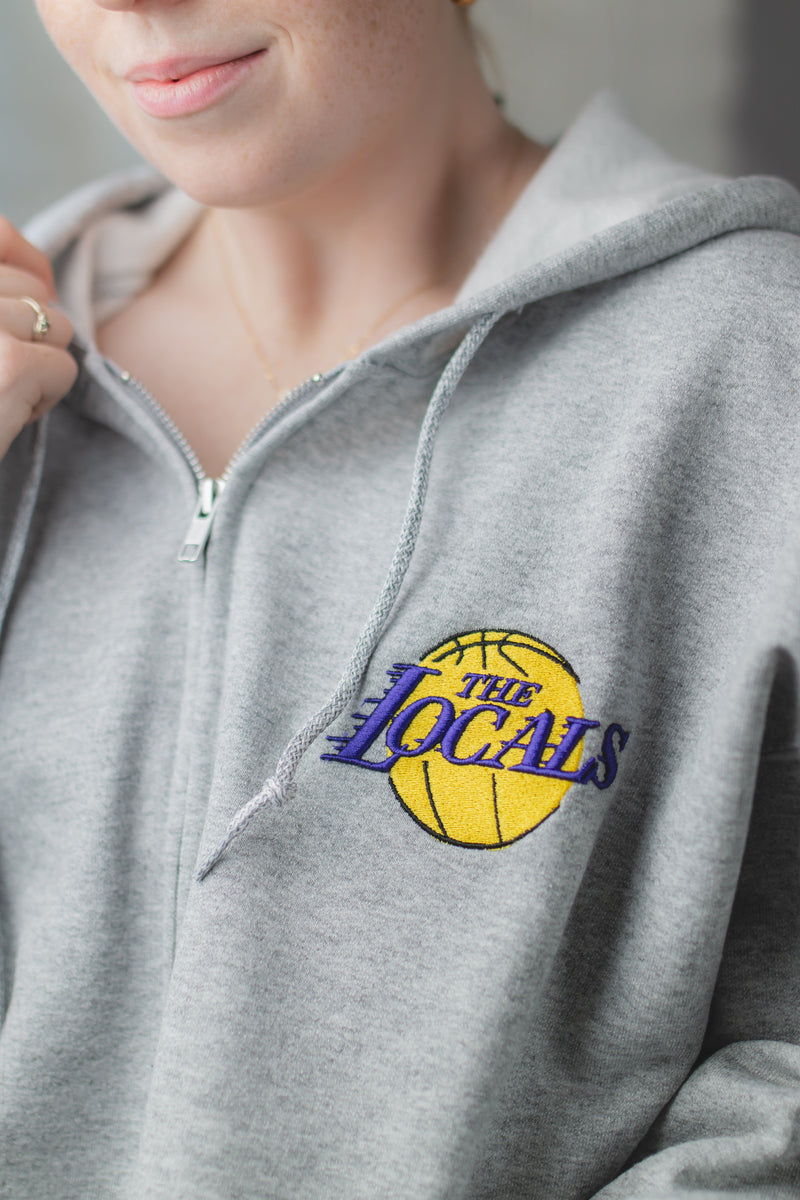 The Locals Basketball Zip-Up Hoodie-1