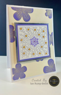 Matrices de découpe Carré Floral Jamie Rodgers Crafts-2