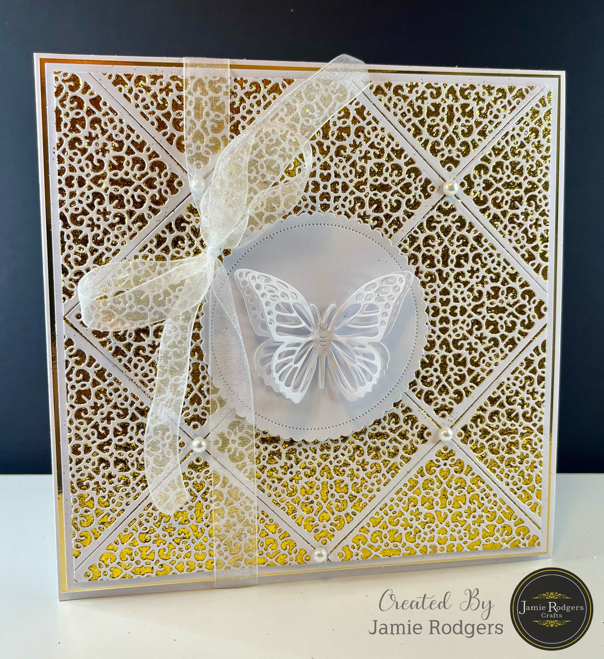 Jamie Rodgers Crafts – Matrice de découpe « Carreau de Fretwork »-2