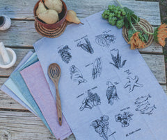 BC FLORA & FAUNA - Organic Cotton & Hemp Tea Towel-1