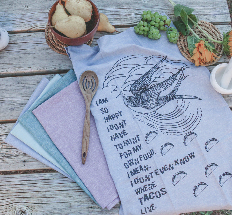 TACOS - Organic Cotton & Hemp Tea Towel-1