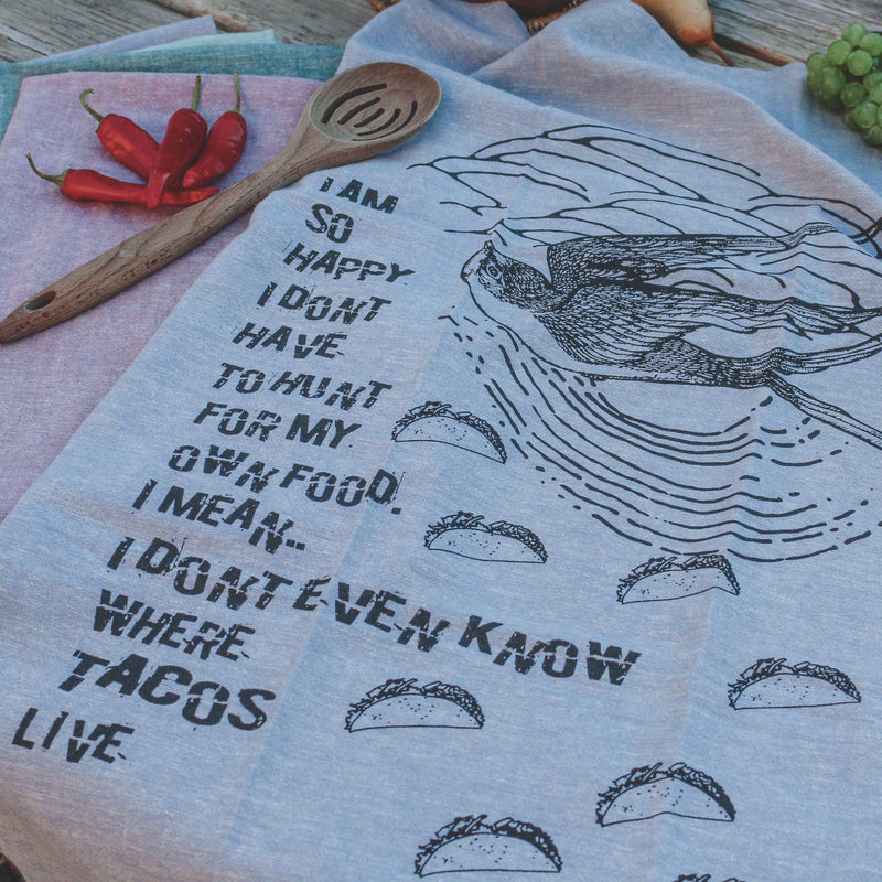 TACOS - Organic Cotton & Hemp Tea Towel-3