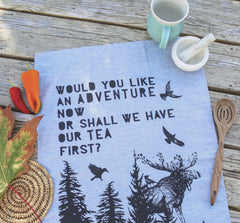 ADVENTURE - Organic Cotton & Hemp Tea Towel-2