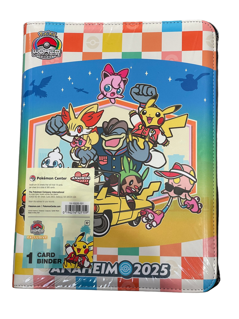 2025 Worlds PIKACHU CARD BINDER-SOCAL-1