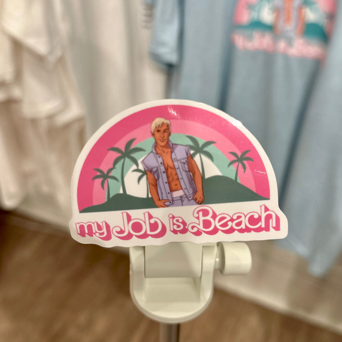 My Job Is Beach Sticker-1