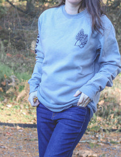 WILD WEST COAST- Unisex Eco Crewneck Sweatshirt-2