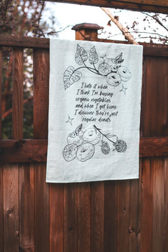 DOUGHNUTS - Organic Cotton & Hemp Tea Towel-2