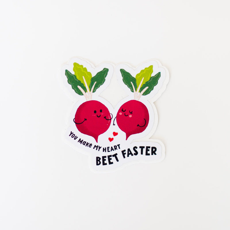 You Make My Heart Beet Faster Sticker-1