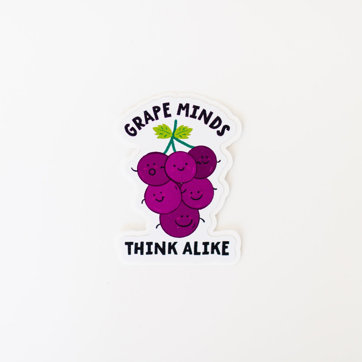Grape Minds Think Alike Sticker-2