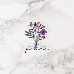 Today I Choose Peace Sticker-1