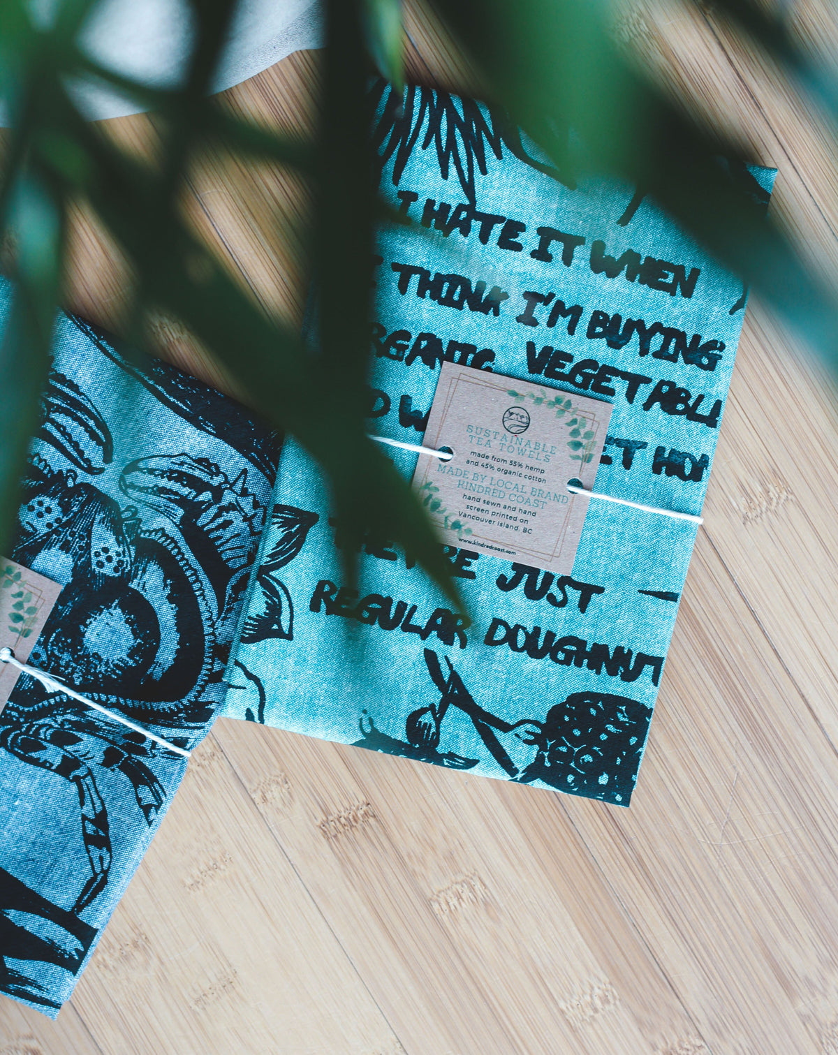 VAN ISLE - Organic Cotton & Hemp Tea Towel-3
