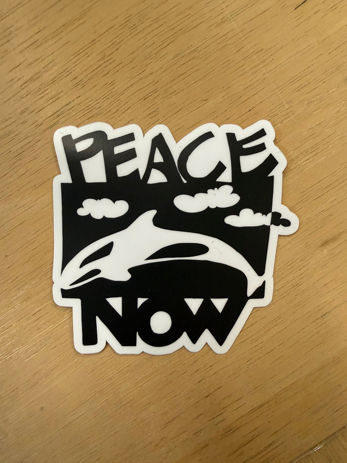 PEACE NOW Eco Vinyl Sticker-3