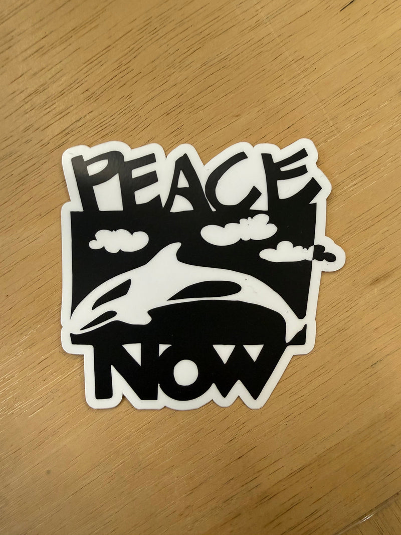 PEACE NOW Eco Vinyl Sticker-3