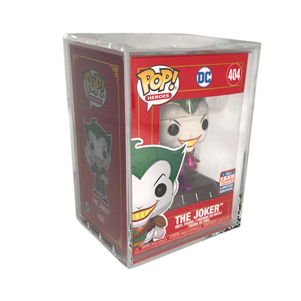 EVORETRO Acrylic Case Display for Standard size 4" Funko Pop Pack of 1-15