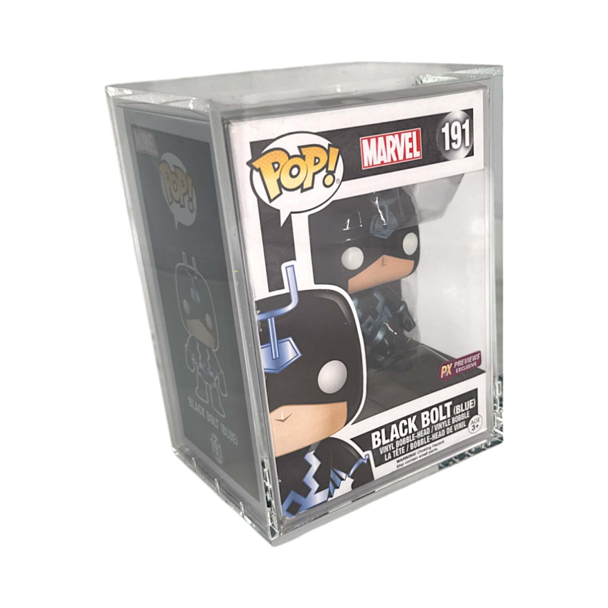 EVORETRO Acrylic Case Display for Standard size 4" Funko Pop Pack of 1-17