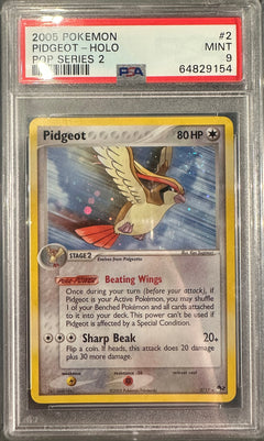 PSA 9 2005 POKEMON POP SERIES 2#2 PIDGEOT-HOLO-1