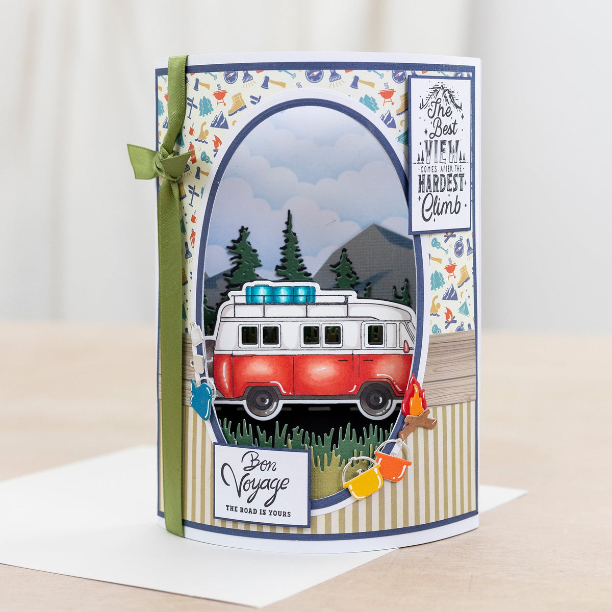 Crafters Companion The Great Outdoors Metal Die Set - Around the Campfire-3
