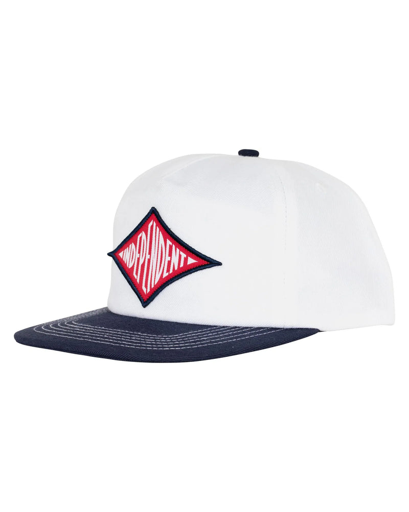 Independent 'RTB Pilot' Snapback Cap - White-1