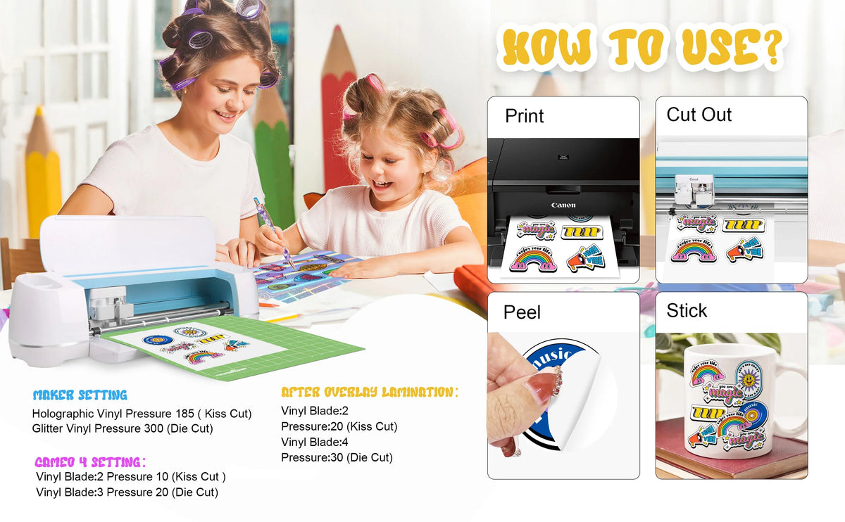 TeckWrap Inkjet Printable Sticker Vinyl - Matte or Gloss (15 PCS)-7