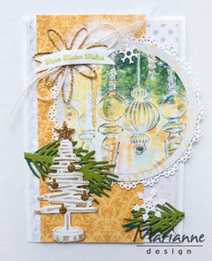 Marianne Design Christmas Baubles Cutting Sheet-2
