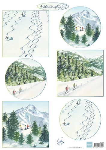Marianne Design Cutting Sheet Tiny's Winter Landscapes 2-1