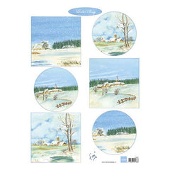 Marianne Design Cutting Sheet Winter Village-1