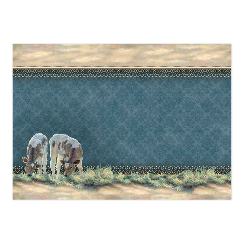 Grassy Meadows Luxury Topper Set-4