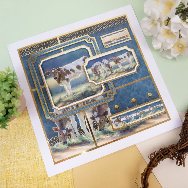 Grassy Meadows Luxury Topper Set-6