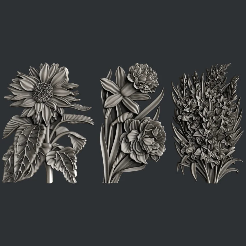 Zuri Designs Flower Blooms Set 1-1