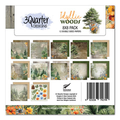 3Quarter Designs Idyllic Woods 8x8 Paper Pack-1