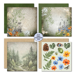 3Quarter Designs Idyllic Woods 8x8 Paper Pack-4