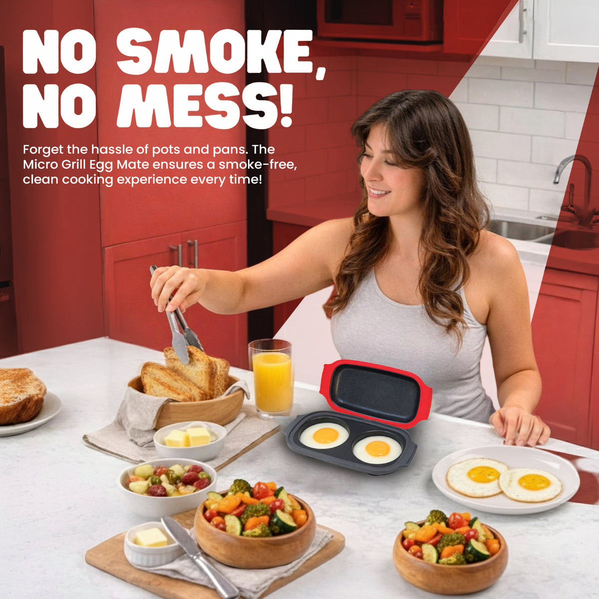 Micro Grill Egg Mate™ - Microwave Egg Cooker-2