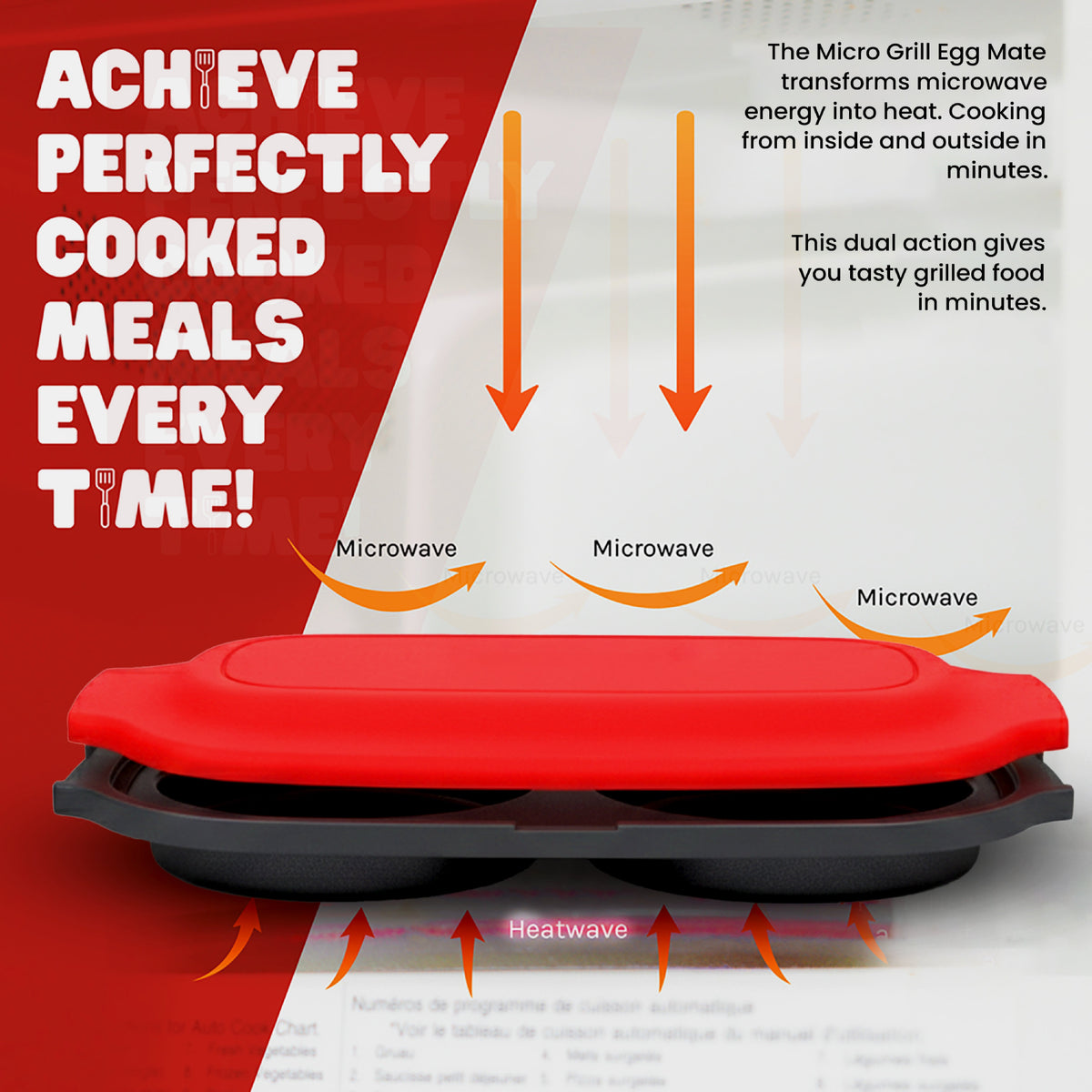 Micro Grill Egg Mate™ - Microwave Egg Cooker-6